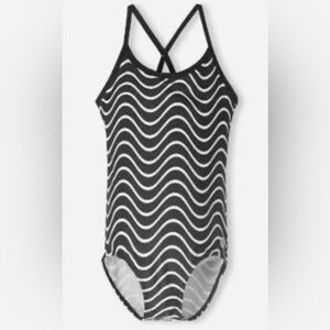 Reima wave stripe 1 pc swimsuit - 7 years - New 🏝️